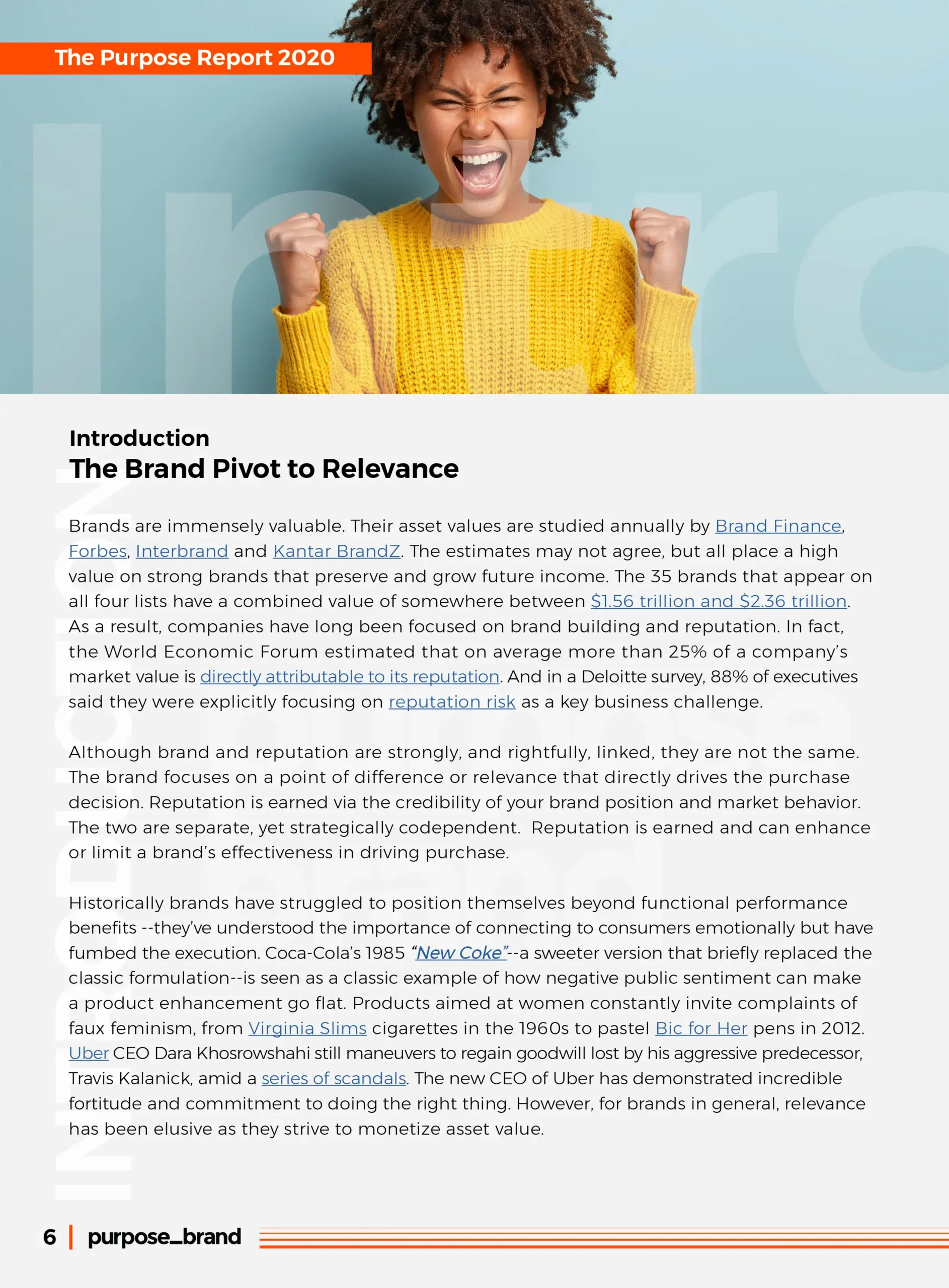 purpose brand report