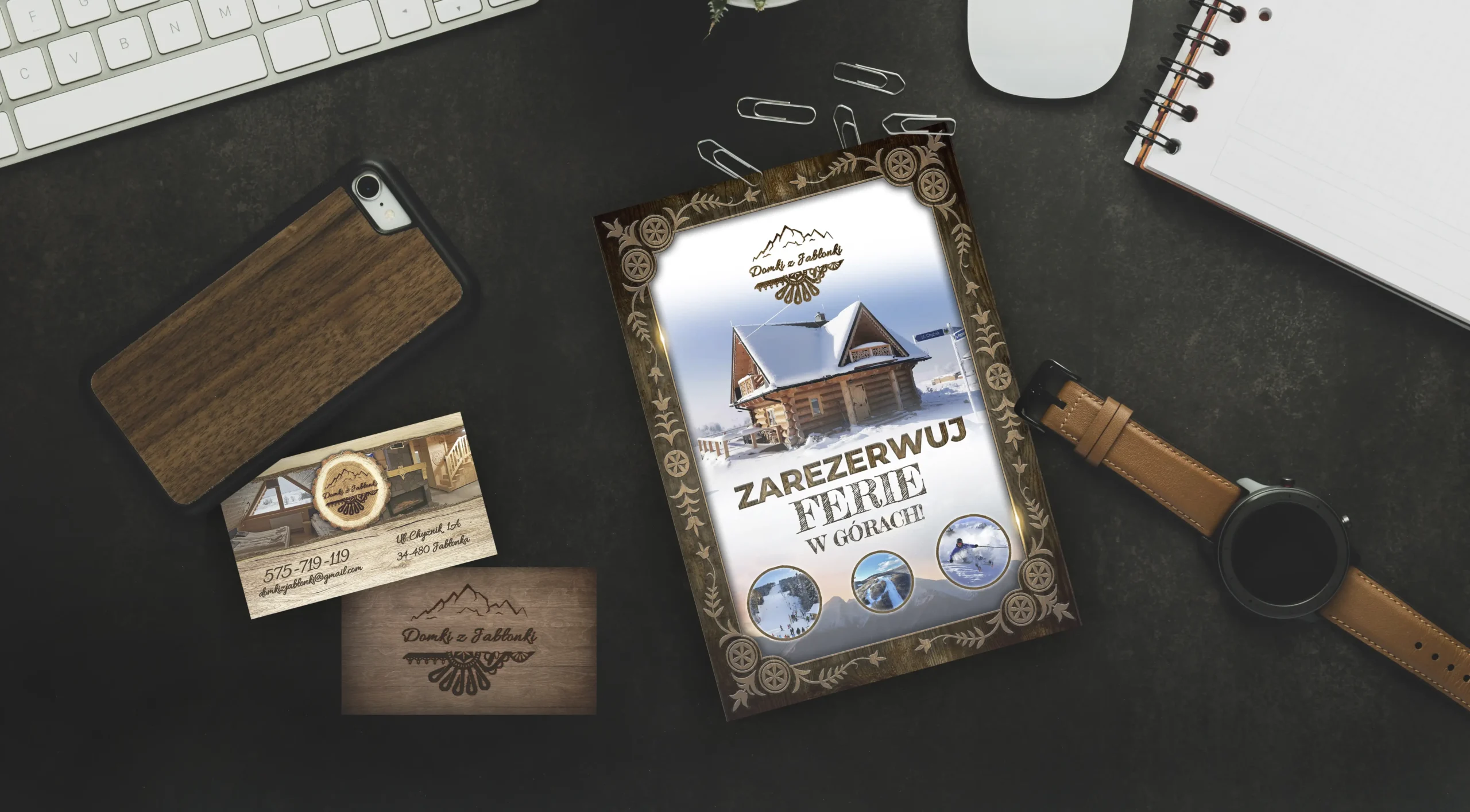 Marketing assets of the Domki z Jablonki Rentals