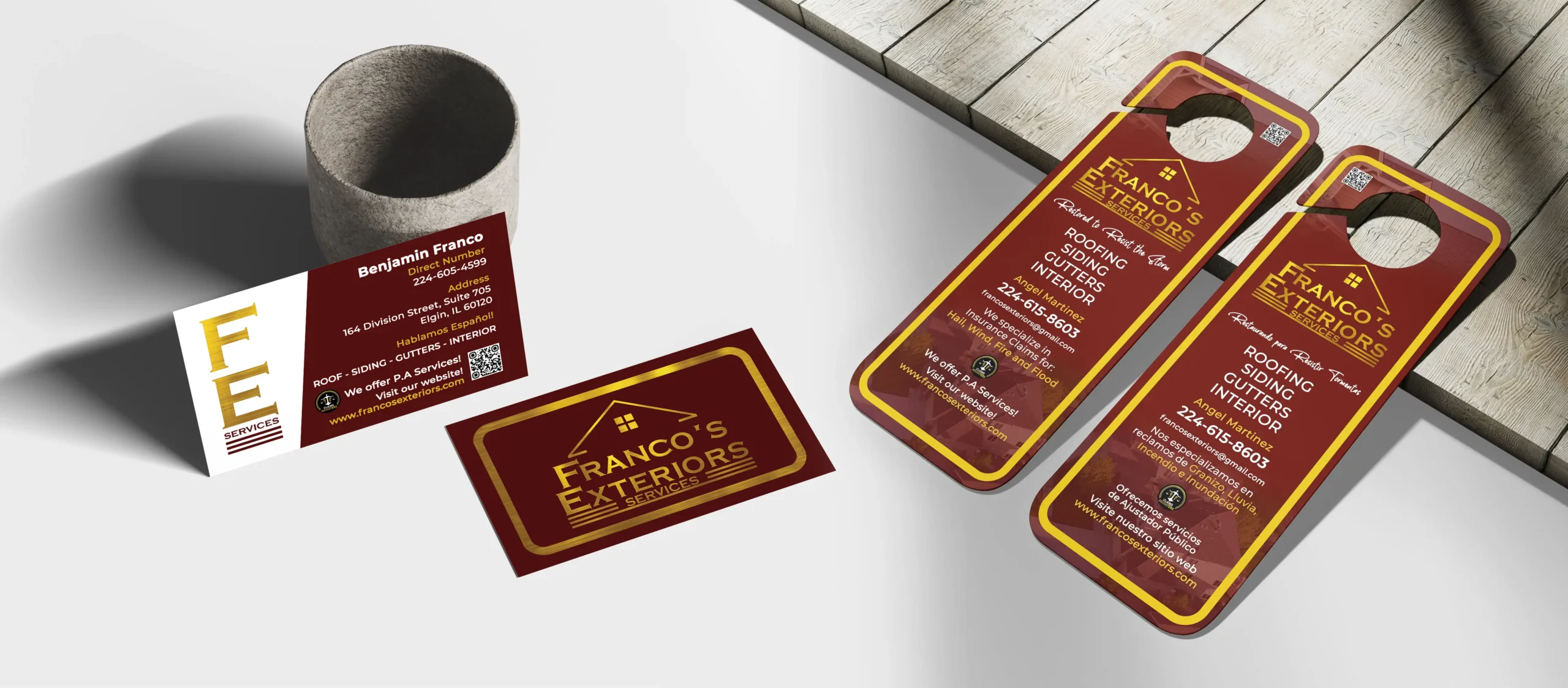 Franco's Exteriors Marketing Materials