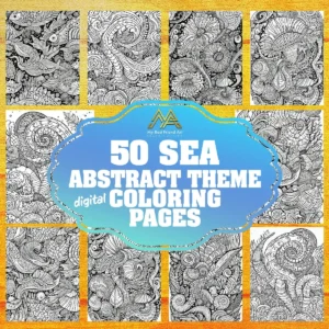 Abstract Sea Pattern Coloring