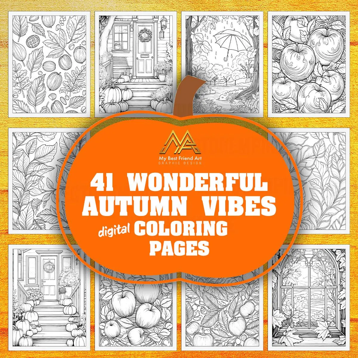 Autumn Themed Coloring