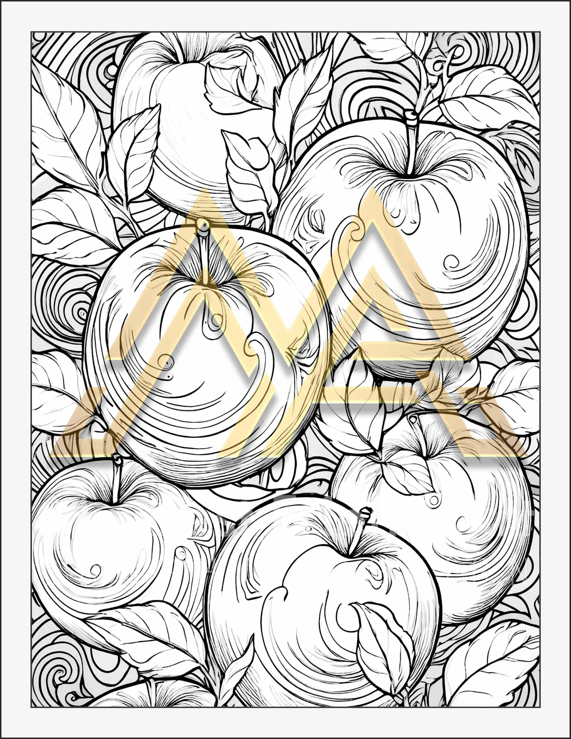 41 Autumn Themed Printable Coloring Pages - Fall Leaves, Pumpkins & Sunflowers | Digital Download for Relaxation - Image 2