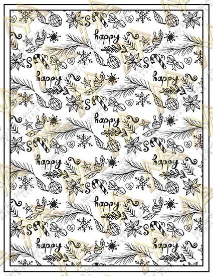 40 Magical Christmas Patterns Coloring Pages, Christmas, Winter & Mindset Designs | Digital Download for Relaxation - Image 3