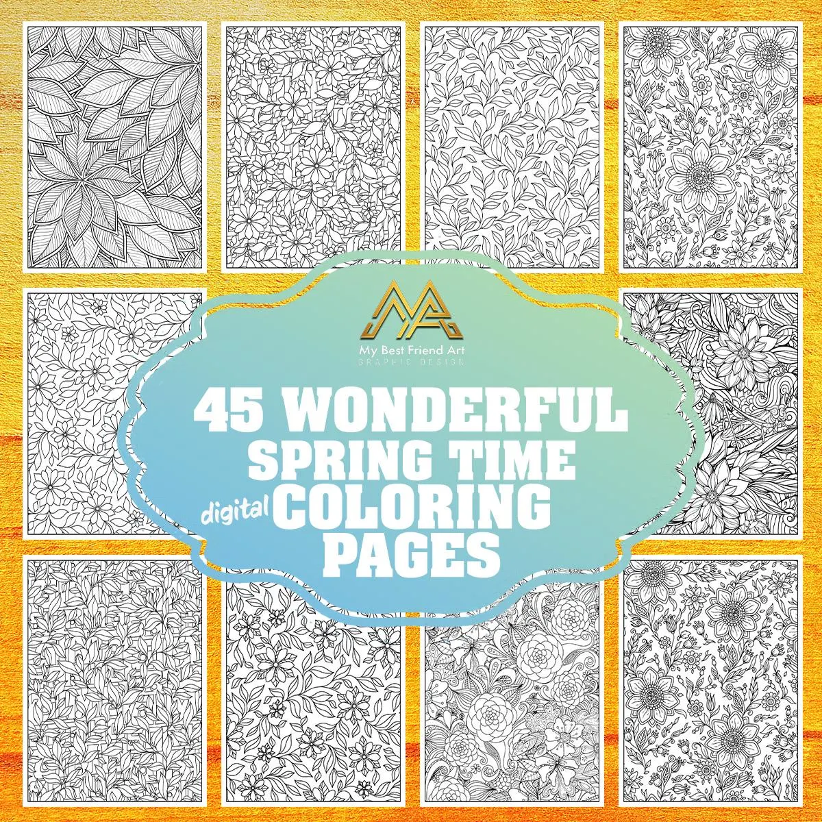 Printable Spring Colorng