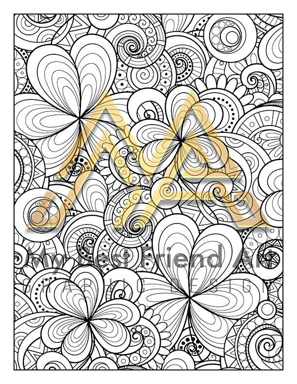 40 Printable St. Patrick’s Day Coloring Pages – Leprechaun & Shamrock Designs for All Ages | Digital Download for Relaxation - Image 4