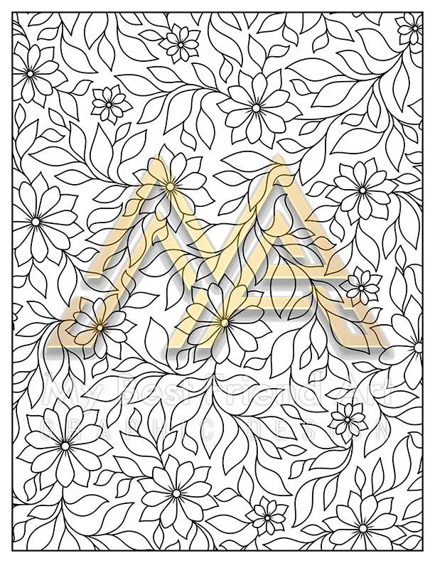 45 Printable Spring Printable Coloring Pages – Inspirational Nature & Mindset | Digital Download for Relaxation - Image 5
