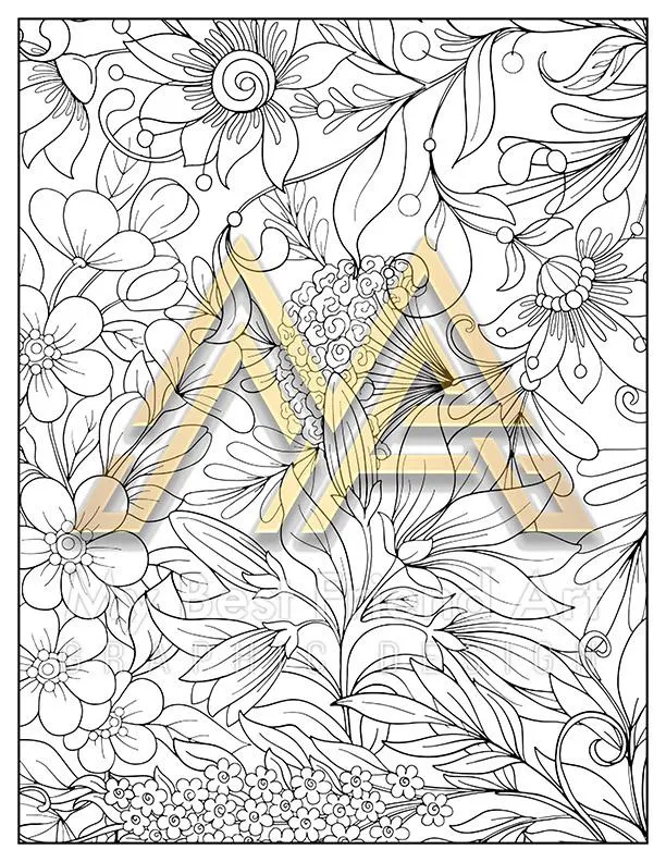 45 Printable Spring Printable Coloring Pages – Inspirational Nature & Mindset | Digital Download for Relaxation - Image 3