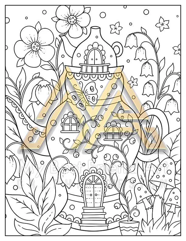 45 Printable Spring Printable Coloring Pages – Inspirational Nature & Mindset | Digital Download for Relaxation - Image 2